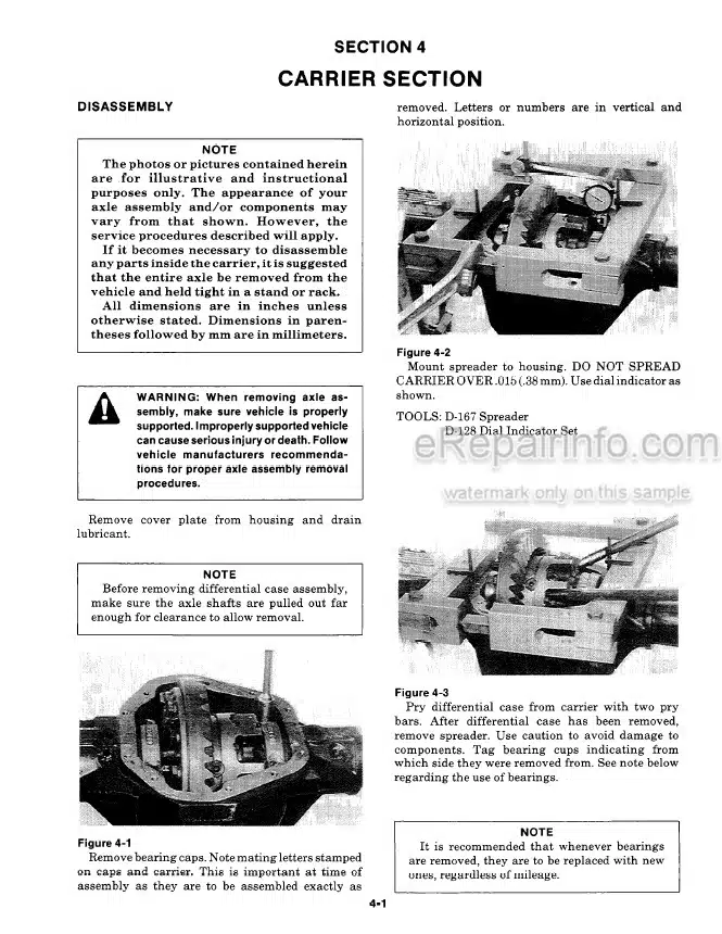 Photo 1 - Clark GT30E GT50E GT60E Service Manual Gasoline Tractor SM607G