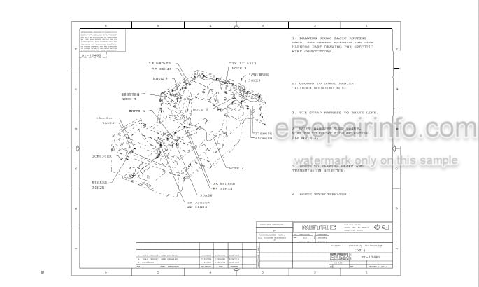 Photo 5 - Clark GT30E GT50E GT60E Service Manual Gasoline Tractor SM607G