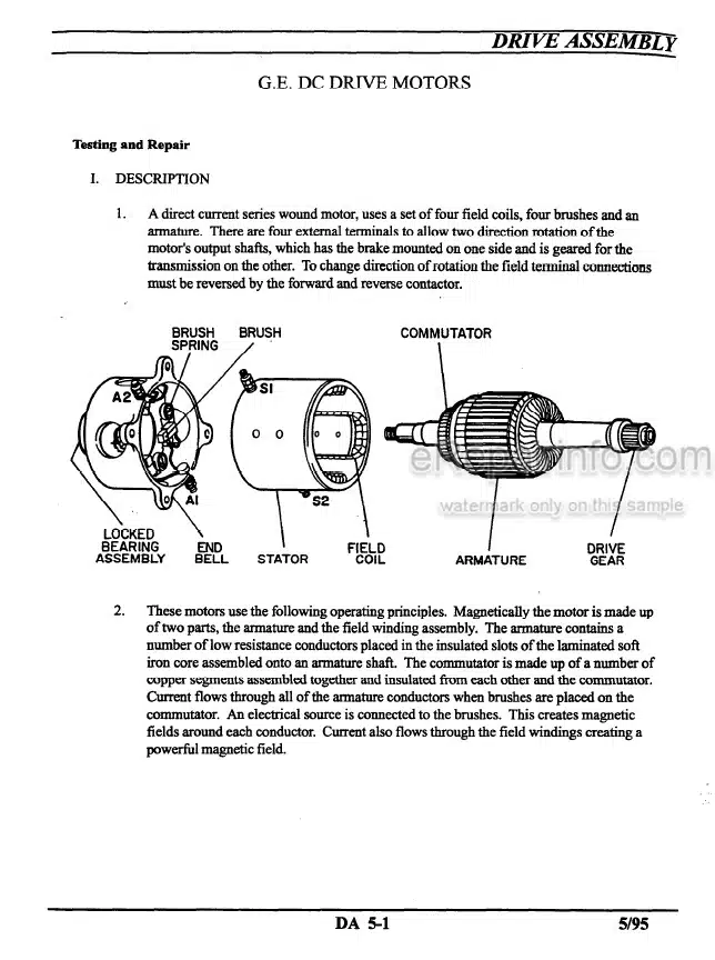 Photo 7 - Clark NP15 NP20 NP12D Service Manual Forklift SM535