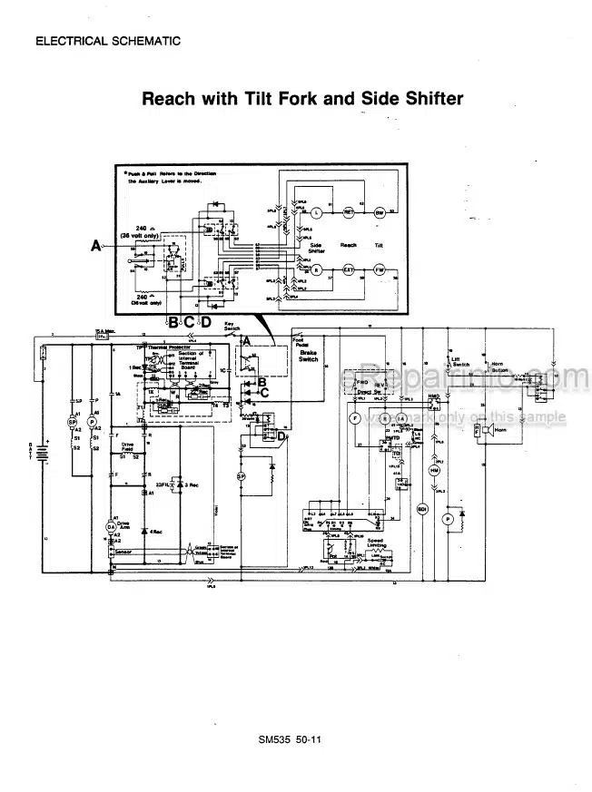 Photo 3 - Clark NP15 NP20 NP12D Service Manual Forklift SM535