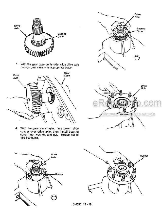 Photo 2 - Clark NP15 NP20 NP12D Service Manual Forklift SM535