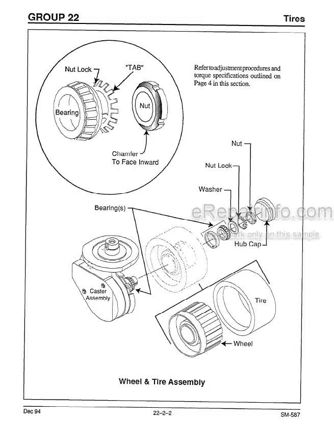 Photo 5 - Clark NPR17 NPR20 NPR345 Service Manual Forklift SM587