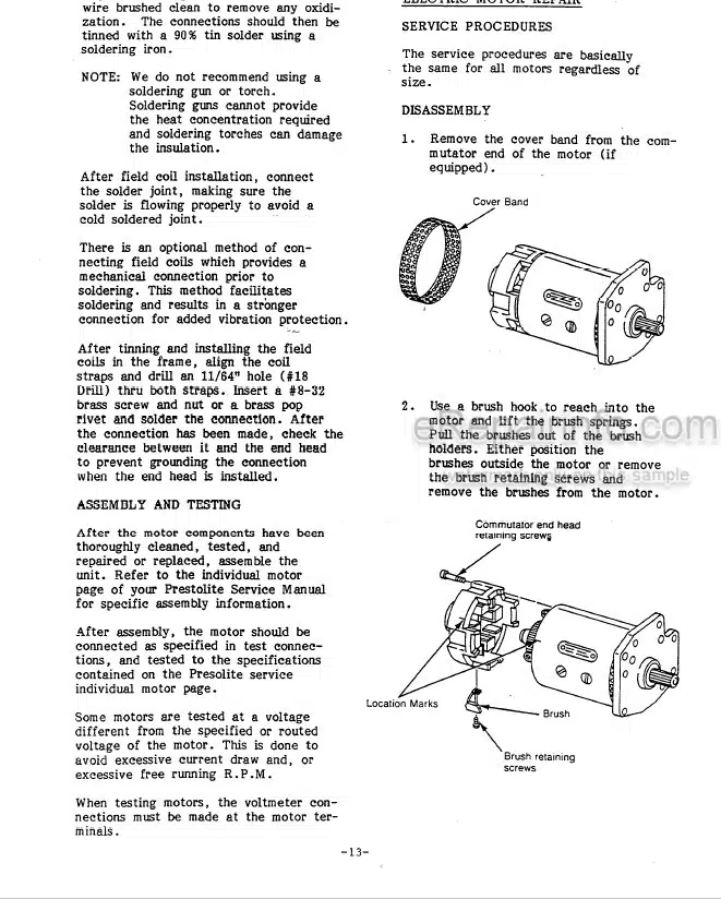 Photo 8 - Clark OP15B Service Manual Forklift SM576