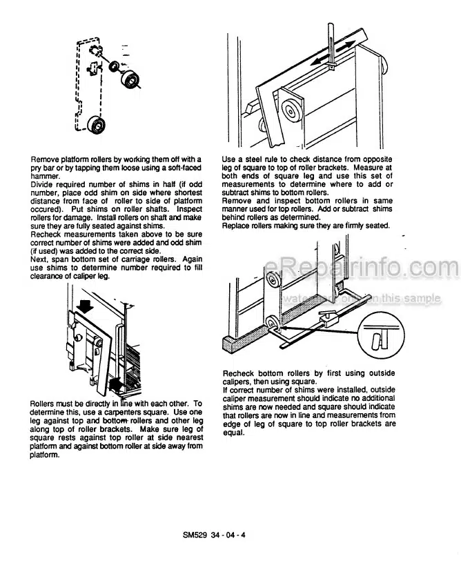 Photo 8 - Clark NPR17 NPR20 NPR345 Service Manual Forklift SM587