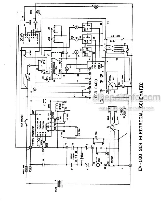 Photo 5 - Clark PT5 PT7 PTT5 PTT7 Service Manual Forklift SM577