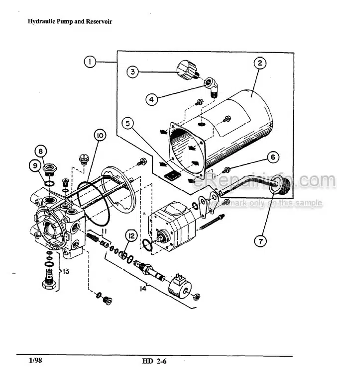 Photo 1 - Clark PWC30 PWT7 Service Manual Forklift SM614