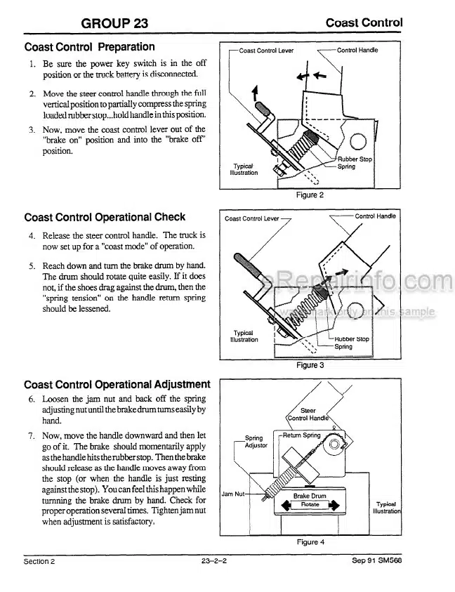 Photo 8 - Clark PWC30 PWT7 Service Manual Forklift SM614