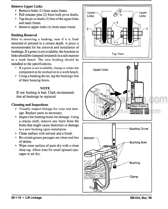 Photo 7 - Clark SF12-20SD L G SF15-20SLC CMP15-20SD L G CMC15-20SL Service Manual Forklift SM687