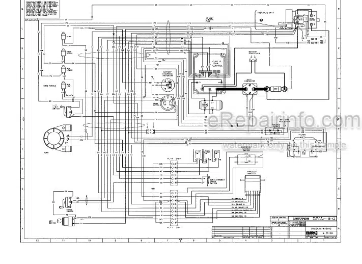 Photo 5 - Clark PWD30-40SE HWD30-40SE Service Manual Forklift SM643