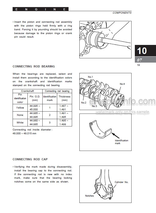 Photo 3 - Clark SF12-20SD L G SF15-20SLC CMP15-20SD L G CMC15-20SL Service Manual Forklift SM687
