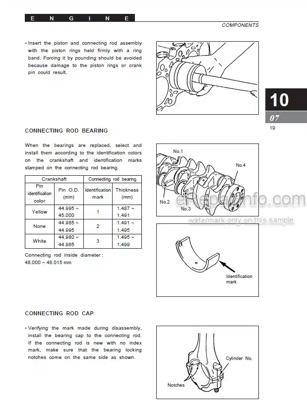 Photo 3 - Clark SF12-20SD L G SF15-20SLC CMP15-20SD L G CMC15-20SL Service Manual Forklift SM687
