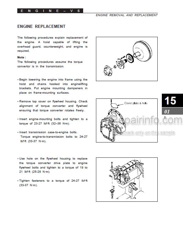 Photo 3 - Clark SF50-75SD L CMP50-75SD L Service Manual Forklift