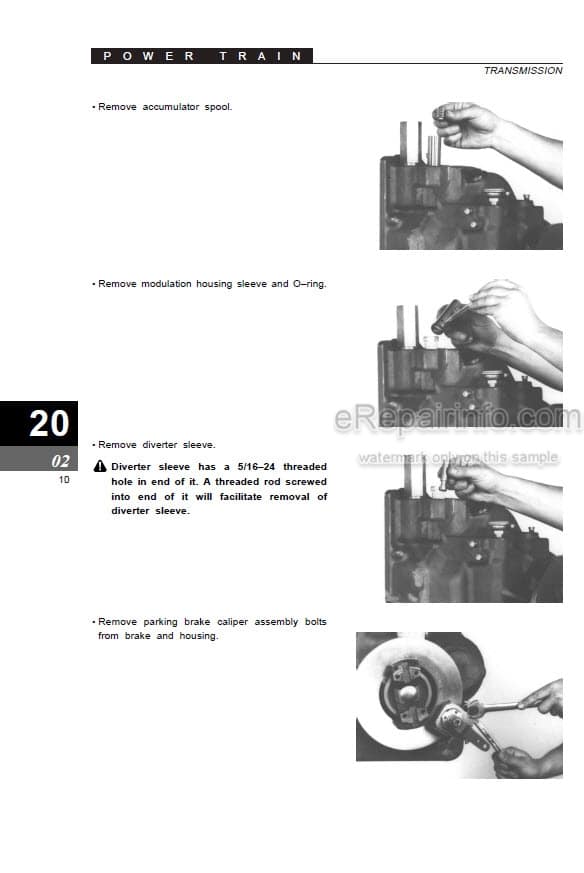 Photo 8 - Clark SF35-45D L CMP40-50SD L Service Manual Forklift