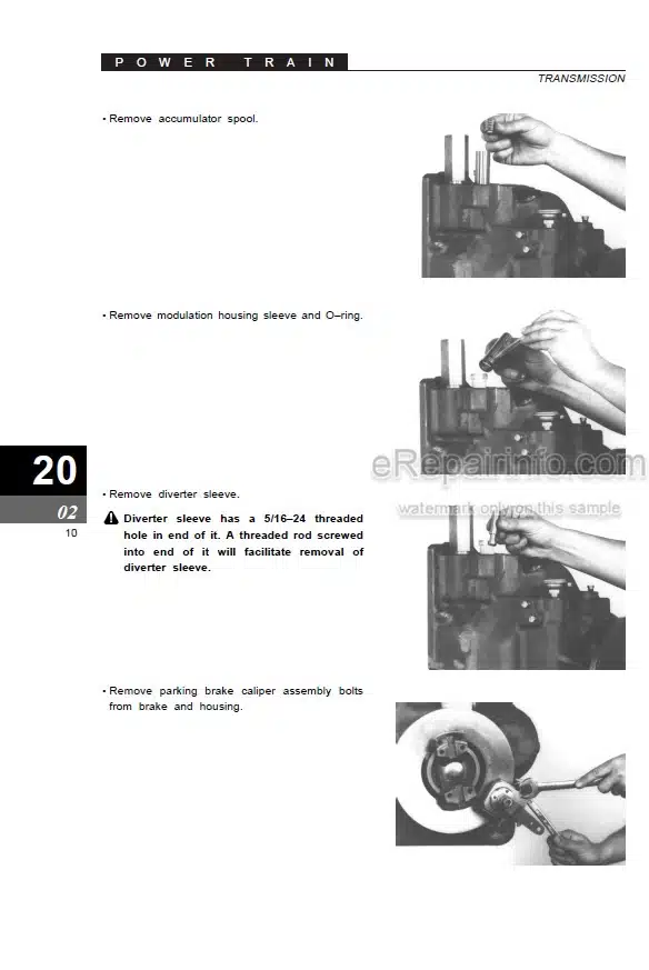 Photo 3 - Clark SF50-75SD L CMP50-75SD L Service Manual Forklift