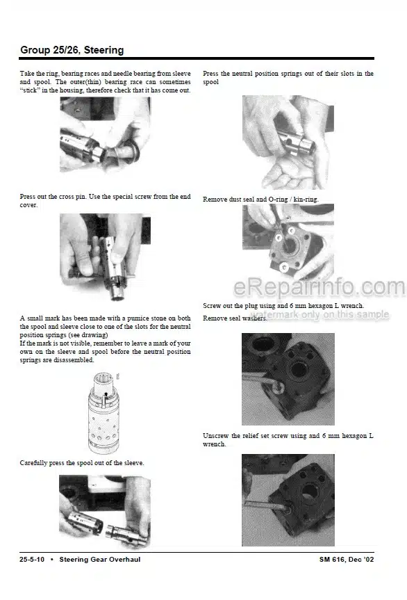 Photo 1 - Clark TMG12-25 TMG13-20X EPG15-18 Service Manual Forklift SM616