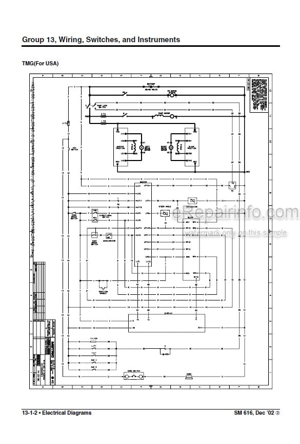 Photo 5 - Clark TMG12-25 TMG13-20X EPG15-18 Service Manual Forklift SM616