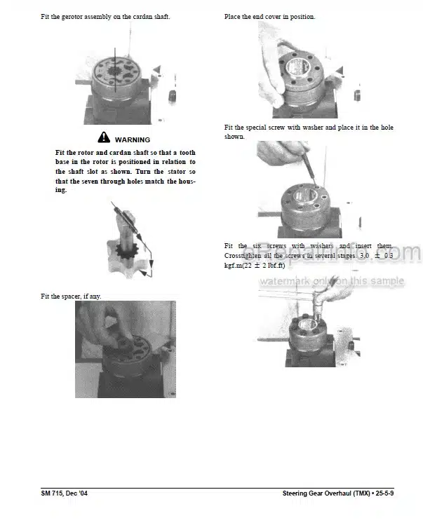 Photo 12 - Clark TMX12-25 EPX16-20S Service Manual Forklift SM715