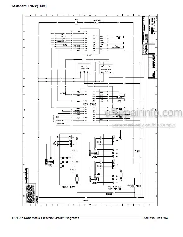 Photo 6 - Clark TMX12-25 EPX16-20S Service Manual Forklift SM715