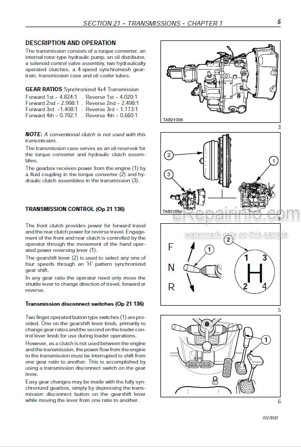 Photo 6 - Fiat Kobelco B95 B100 B110B B200 FB100.2 FB110.2 FB200.2 4WS Repair Manual Backhoe Loader 604.13.312.01