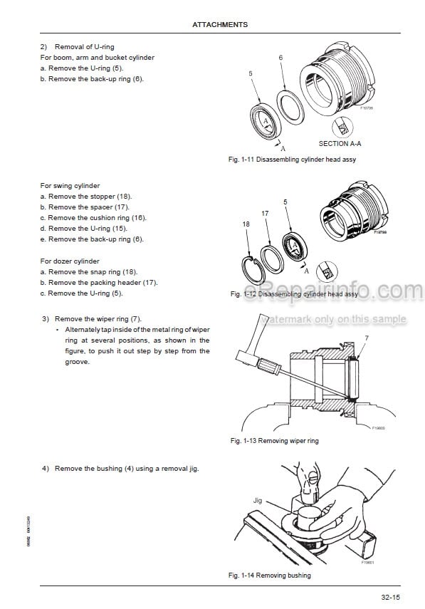 Photo 5 - Fiat Kobelco E20SR E22SR E25SR Evolution Workshop Manual Compact Excavator 604.13.249.00