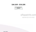 Photo 5 - Fiat Kobelco E40.2SR E50.2SR Workshop Manual Compact Excavator 604.13.368