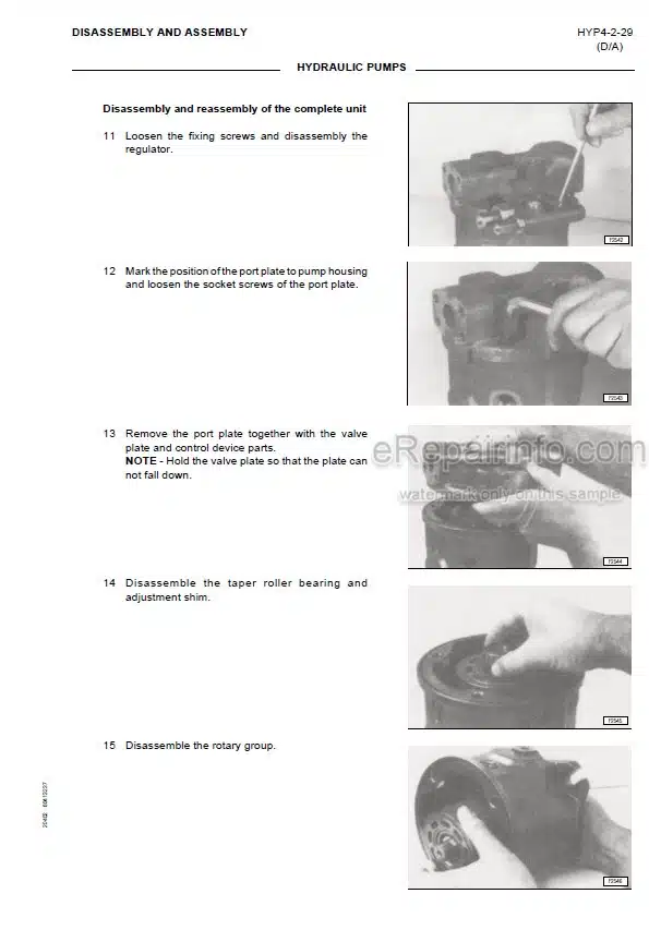 Photo 6 - Fiat Kobelco SL30B Service Manual Skid Steer Loader 604.13.057.01