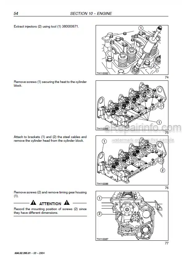 Photo 8 - Fiat Kobelco SL65B Workshop Manual Skid Steer Loader 604.06.948.01