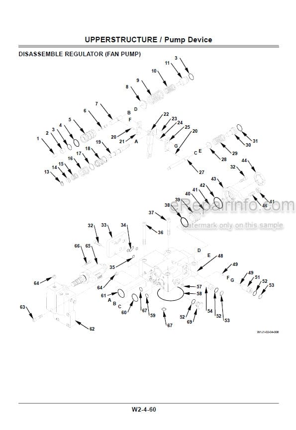 Photo 6 - Hitachi Zaxis 450-3 450LC-3 470H-3 470LCH-3 500LC-3 520LCH-3 Workshop Manual Hydraulic Excavator W1J1-E00