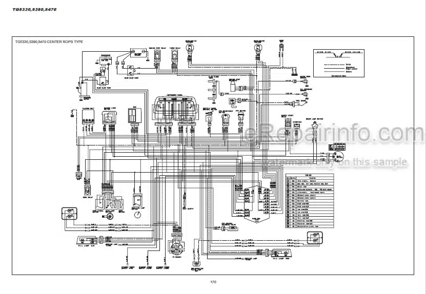 Photo 3 - Iseki TG5330 TG5390 TG5470 Operation Manual Tractor 0609-01-000