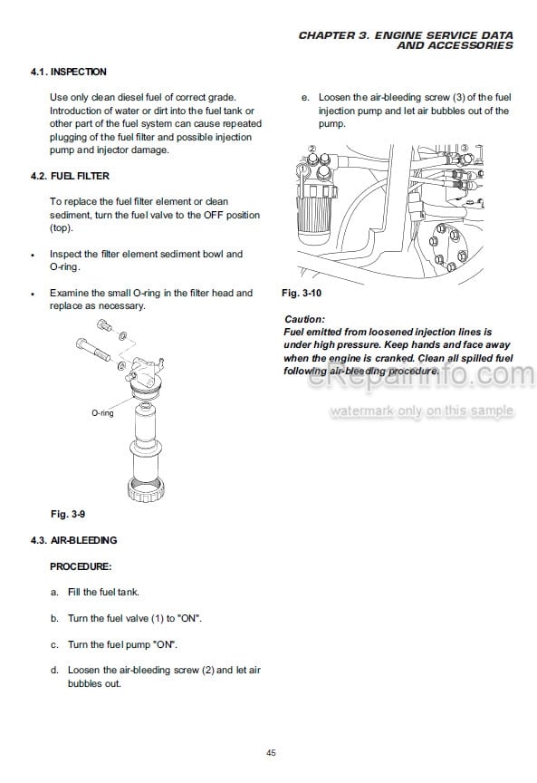 Photo 6 - Iseki TH4260 TH4290 TH4330 Service Manual Tractor 0402-01-10
