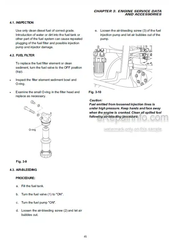 Photo 6 - Iseki TH4260 TH4290 TH4330 Service Manual Tractor 0402-01-10