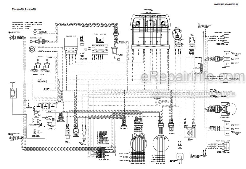 Photo 5 - Iseki TH4260 TH4290 TH4330 Service Manual Tractor 0402-01-10