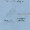 Photo 4 - Iseki TH4290E6 TH4330E6 Parts Catalog Tractor