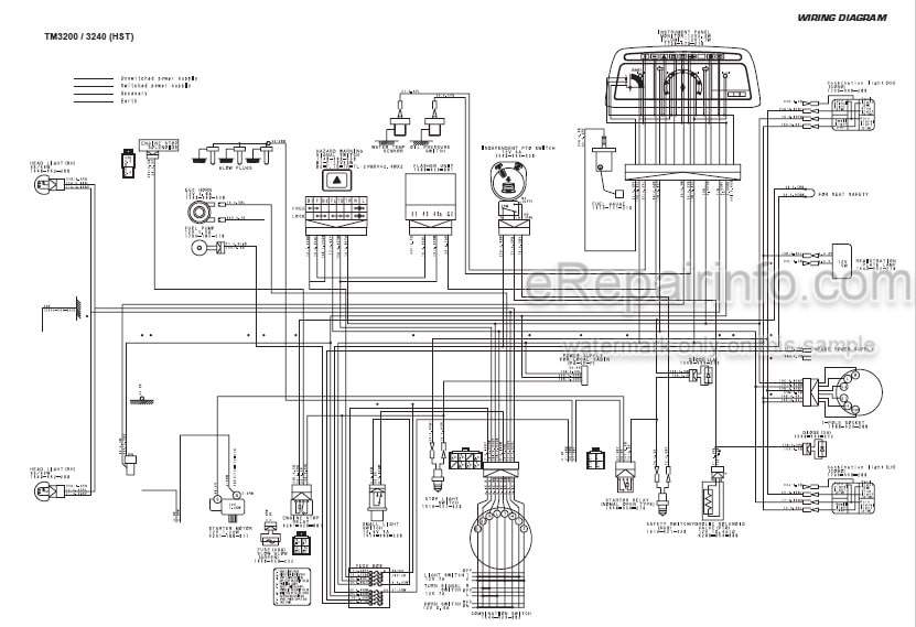 Photo 3 - Iseki TM3160 TM3200 TM3240 Operation Manual Tractor 0312-01-300