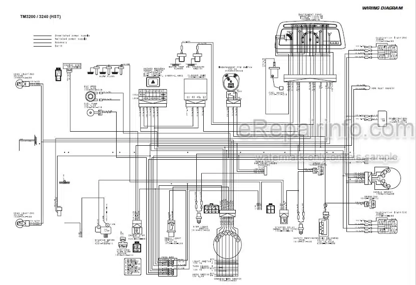 Photo 3 - Iseki TM3160 TM3200 TM3240 Operation Manual Tractor 0312-01-300