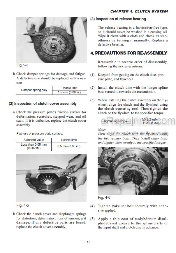 Photo 12 - Iseki TM3160 TM3200 TM3240 Service Manual Tractor 0402-01-100