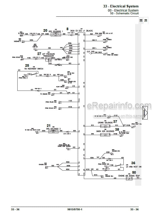 Photo 6 - JCB 135-T4F 150T-T4F 155-T4F 175-T4F 190T-T4F 205T-T4F 210-T4F 215-T4F Service Manual Skid Steer Loader 9813-9750