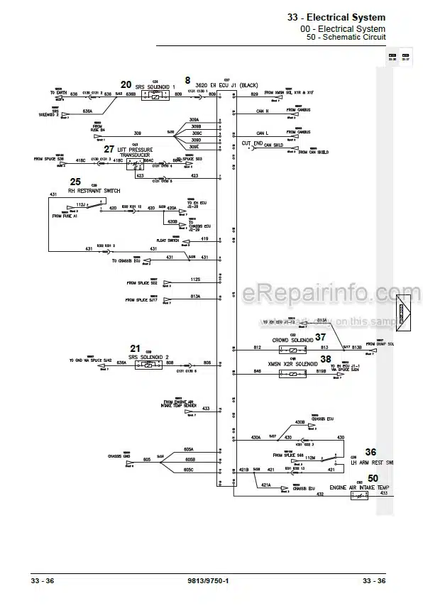 Photo 6 - JCB 135-T4F 150T-T4F 155-T4F 175-T4F 190T-T4F 205T-T4F 210-T4F 215-T4F Service Manual Skid Steer Loader 9813-9750