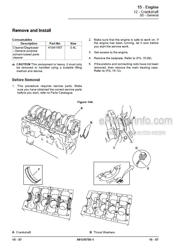 Photo 5 - JCB 135-T4F 150T-T4F 155-T4F 175-T4F 190T-T4F 205T-T4F 210-T4F 215-T4F Service Manual Skid Steer Loader 9813-9750