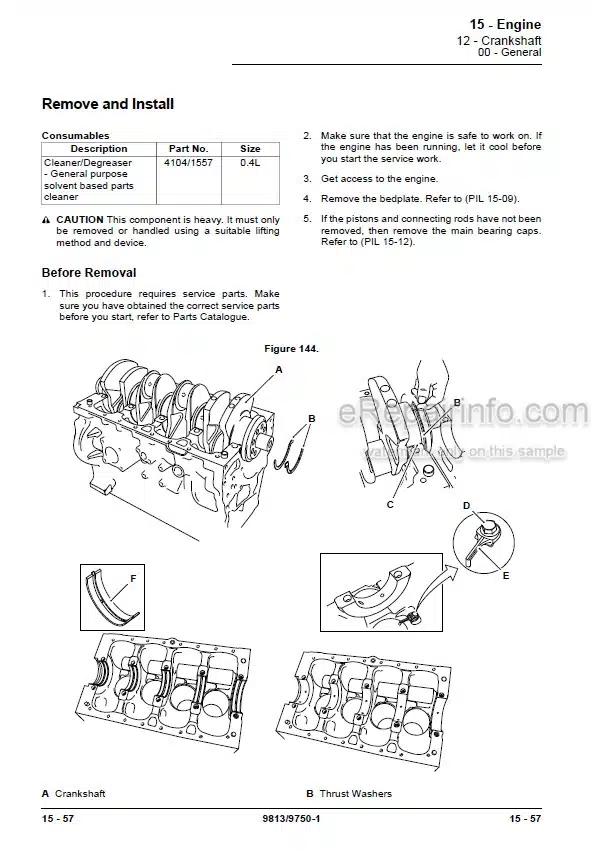 Photo 5 - JCB 135-T4F 150T-T4F 155-T4F 175-T4F 190T-T4F 205T-T4F 210-T4F 215-T4F Service Manual Skid Steer Loader 9813-9750