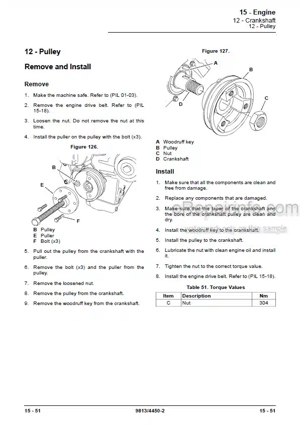 Photo 12 - JCB 135HD 155HD Service Manual Skid Steer Loader 9813-4450