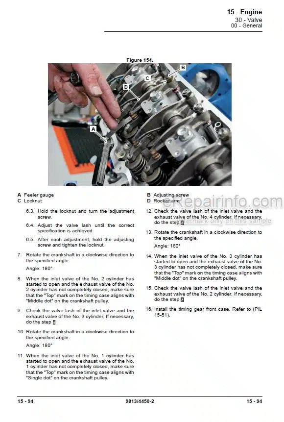 Photo 6 - JCB 135HD 155HD Service Manual Skid Steer Loader 9813-4450