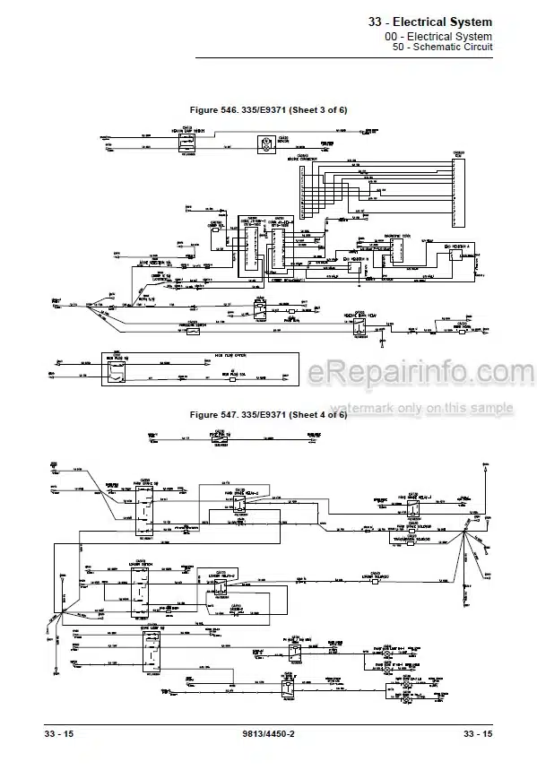 Photo 5 - JCB 135HD 155HD Service Manual Skid Steer Loader 9813-4450