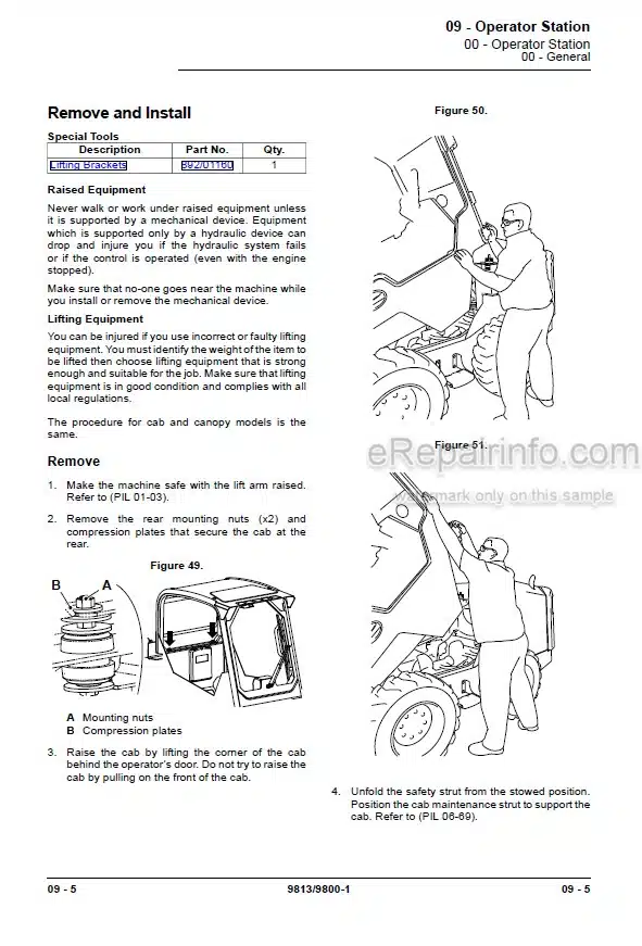 Photo 11 - JCB 155 175 Service Manual Skid Steer Loader 9813-9800