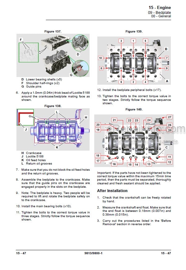 Photo 6 - JCB 155 175 Service Manual Skid Steer Loader 9813-9800