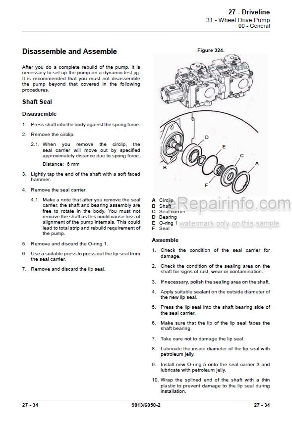 Photo 6 - JCB 1CX 1CXT Service Manual Backhoe Loader 9813-6050