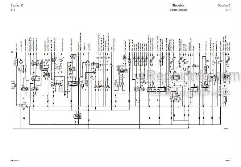 Photo 3 - JCB 1CX 208S Service Manual Backhoe Loader 9803-8550
