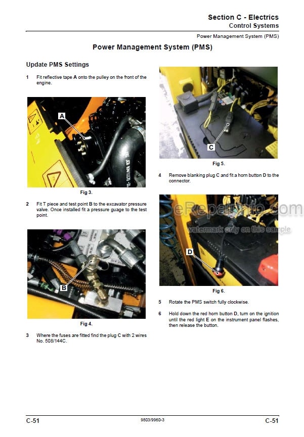 Photo 12 - JCB 1CX Service Manual Backhoe Loader 9803-9960