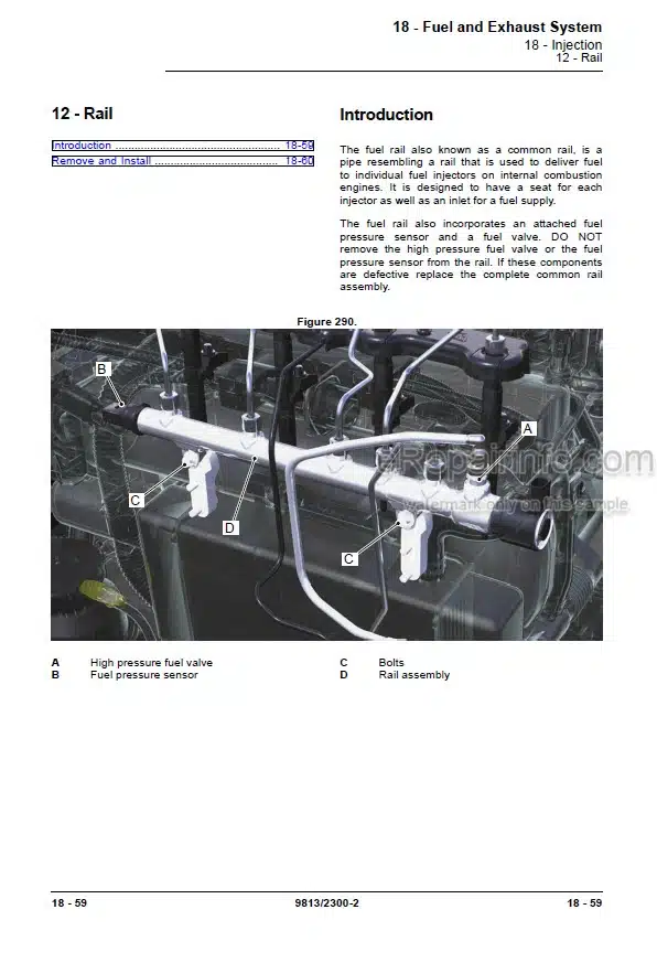 Photo 3 - JCB 225 225T 260 260 280 300 300T 320T 330 Service Manual Skid Steer Loader 9813-2300