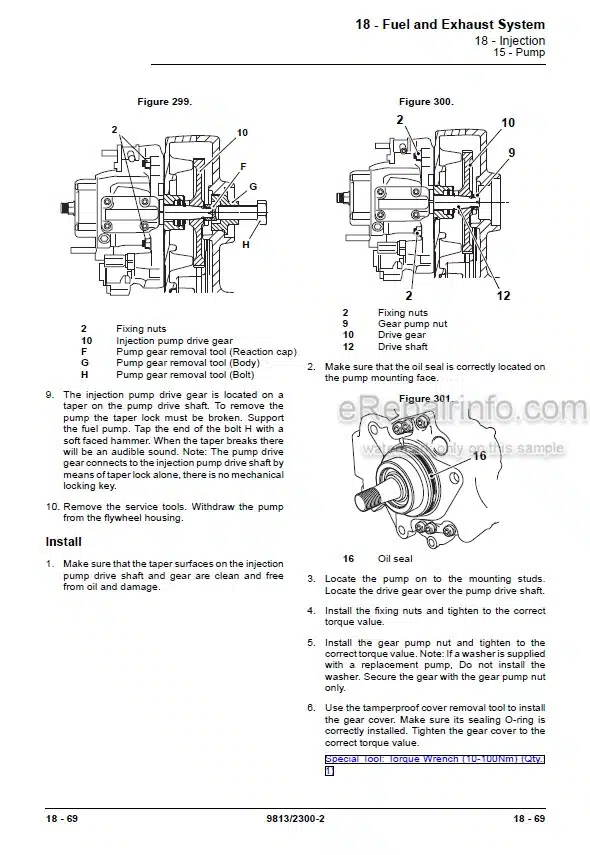 Photo 13 - JCB 225 225T 260 260 280 300 300T 320T 330 Service Manual Skid Steer Loader 9813-2300